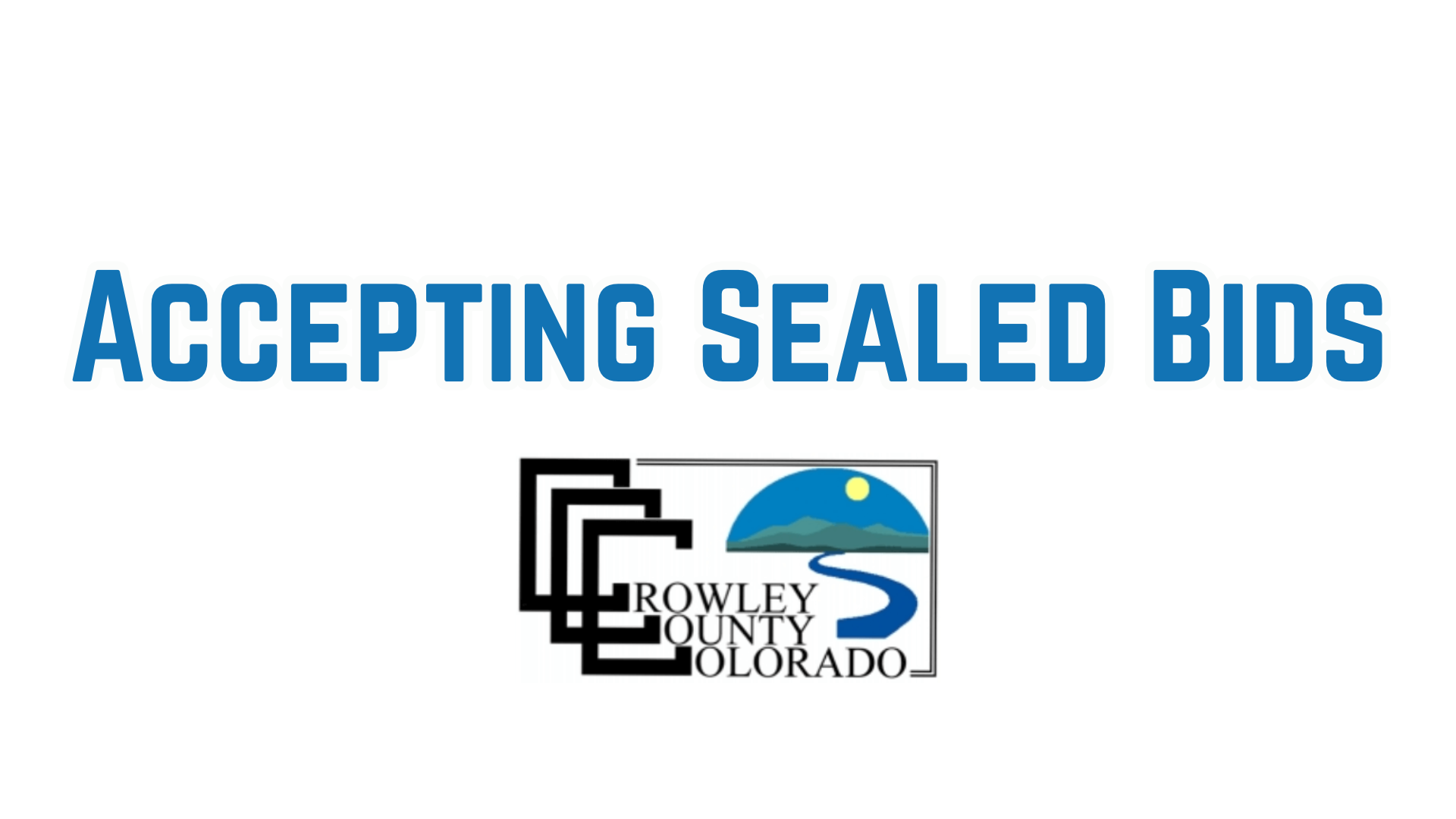 Accepting Sealed Bids Graphic