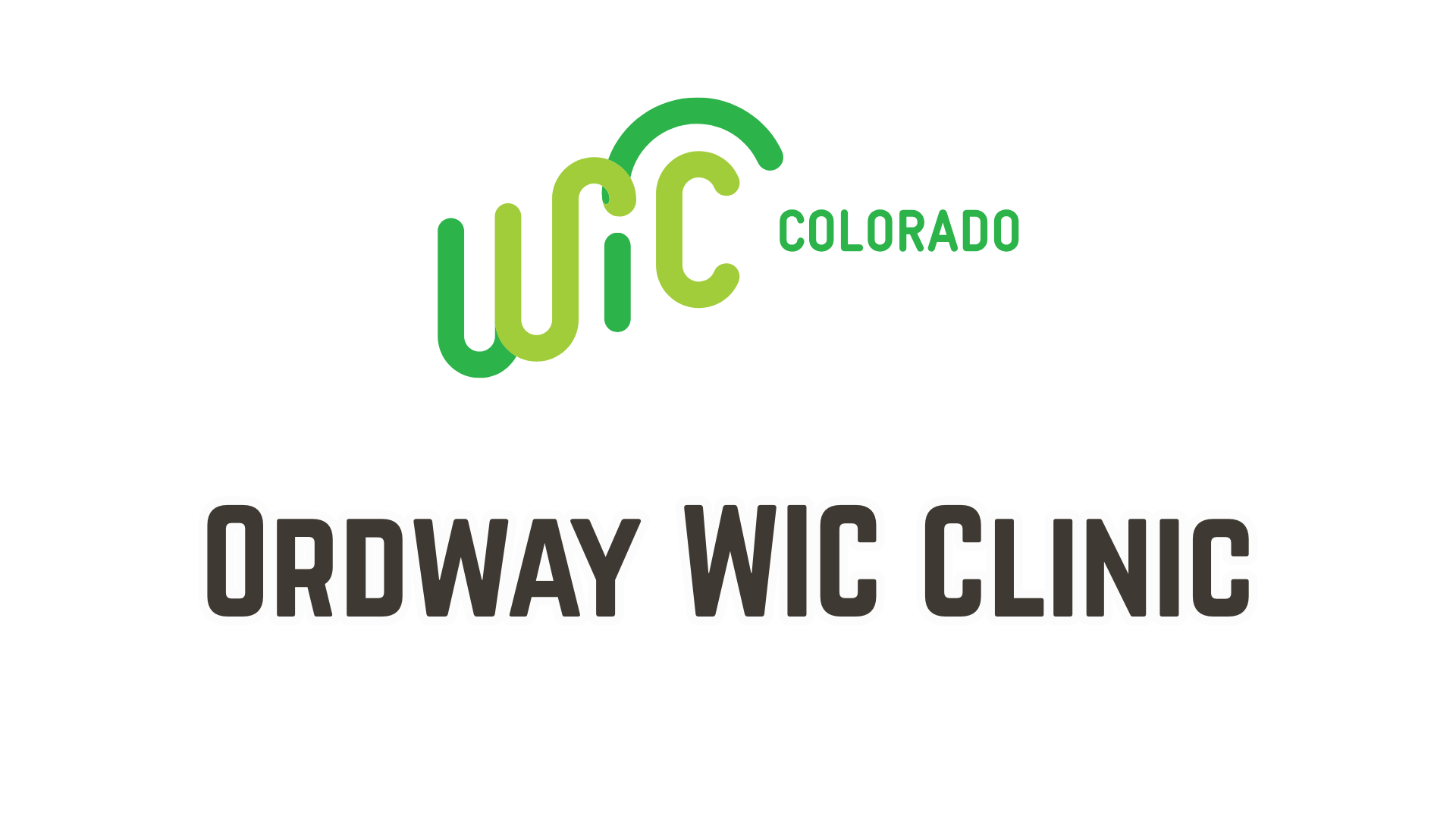 Ordway WIC Clinic Dates 2026